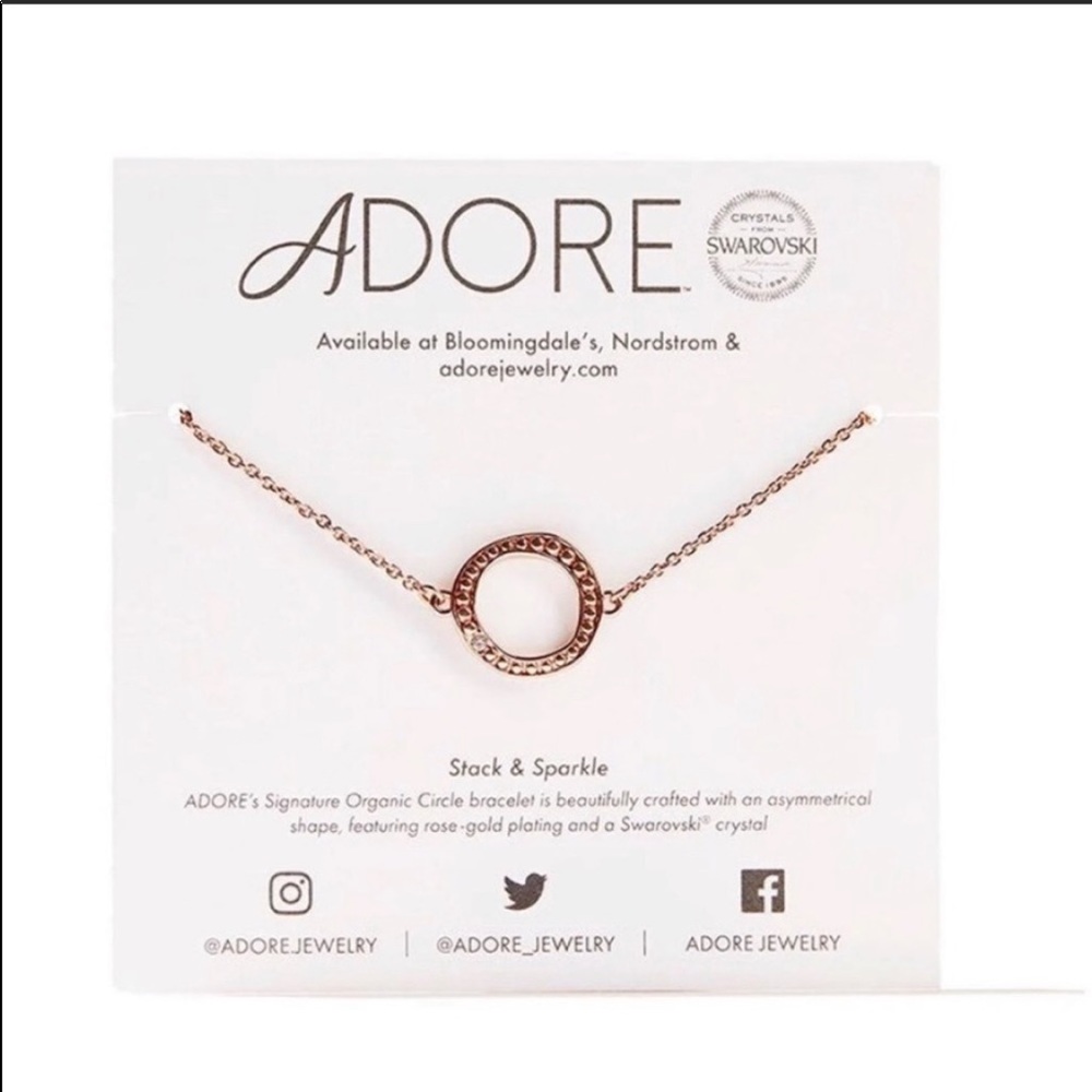 Adore by Swarovski circle bracelet